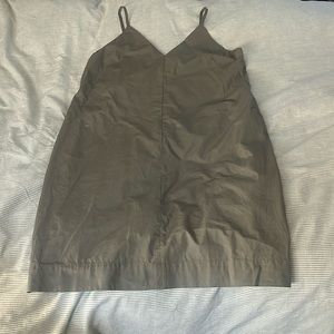 Everlane dress in olive green color